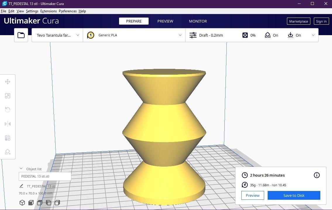 pedestal 13  3D print model_2