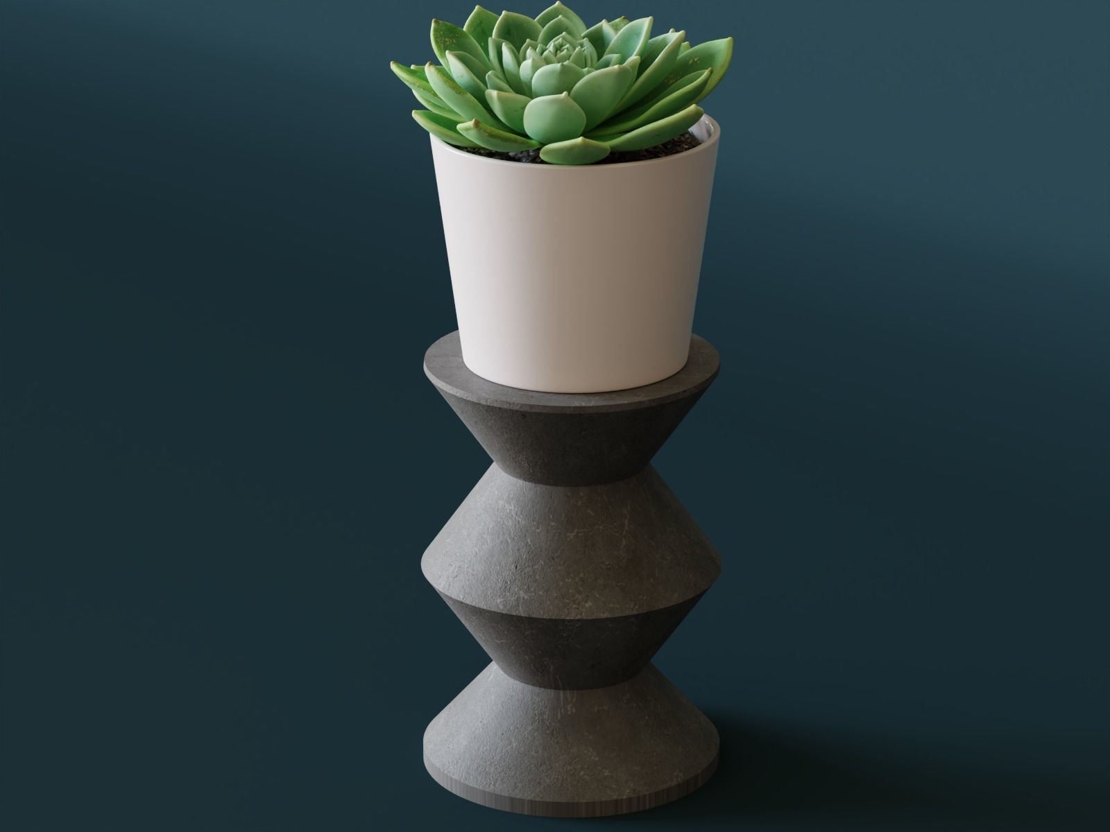 pedestal 13  3D print model_8