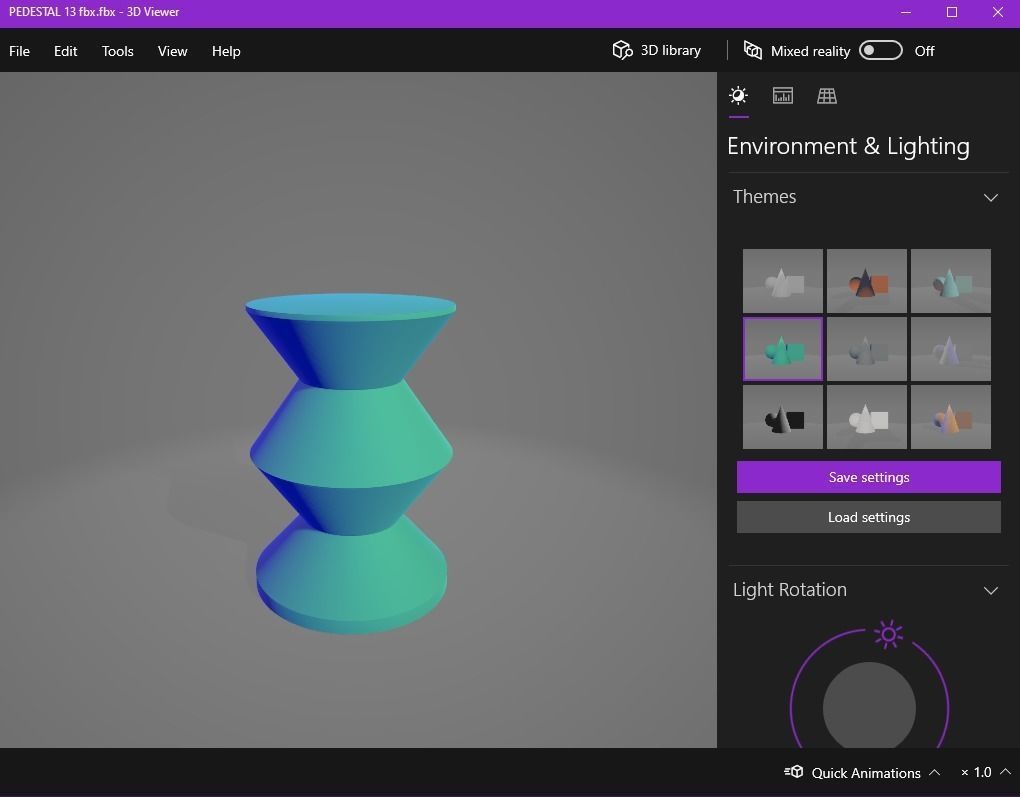 pedestal 13  3D print model_12