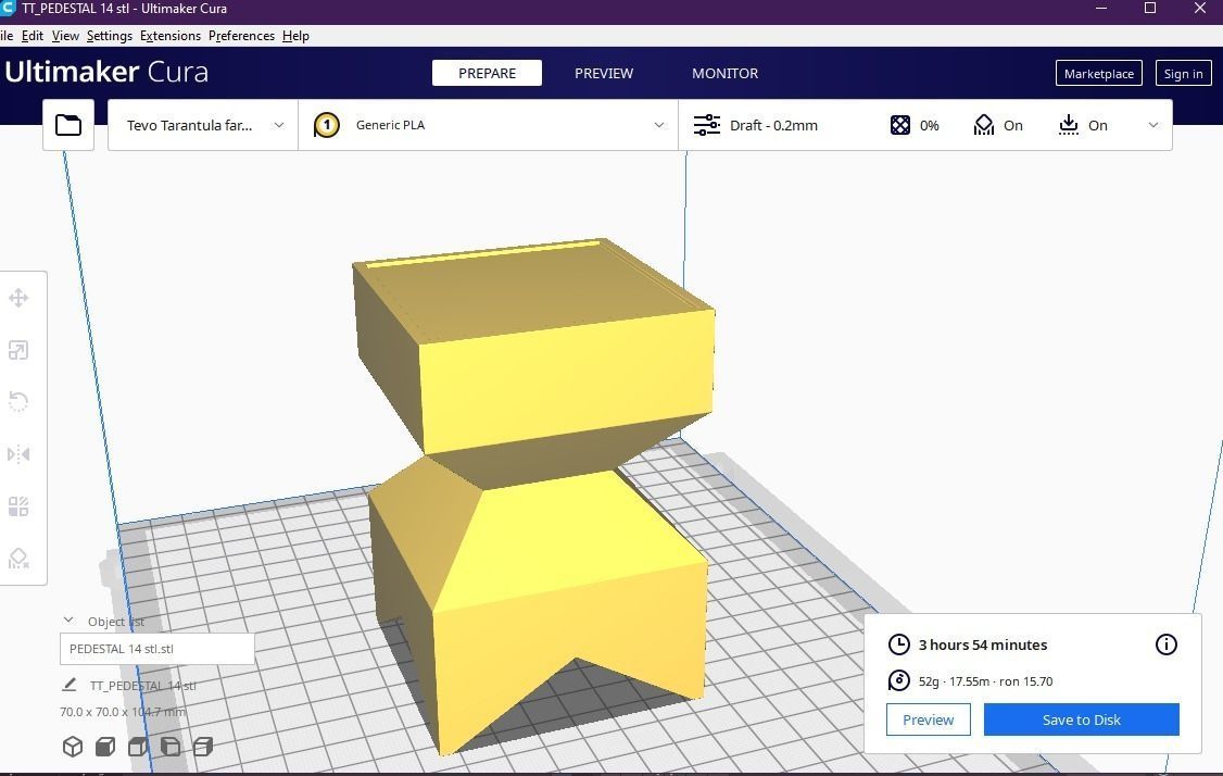 pedestal 14 3D print model_2