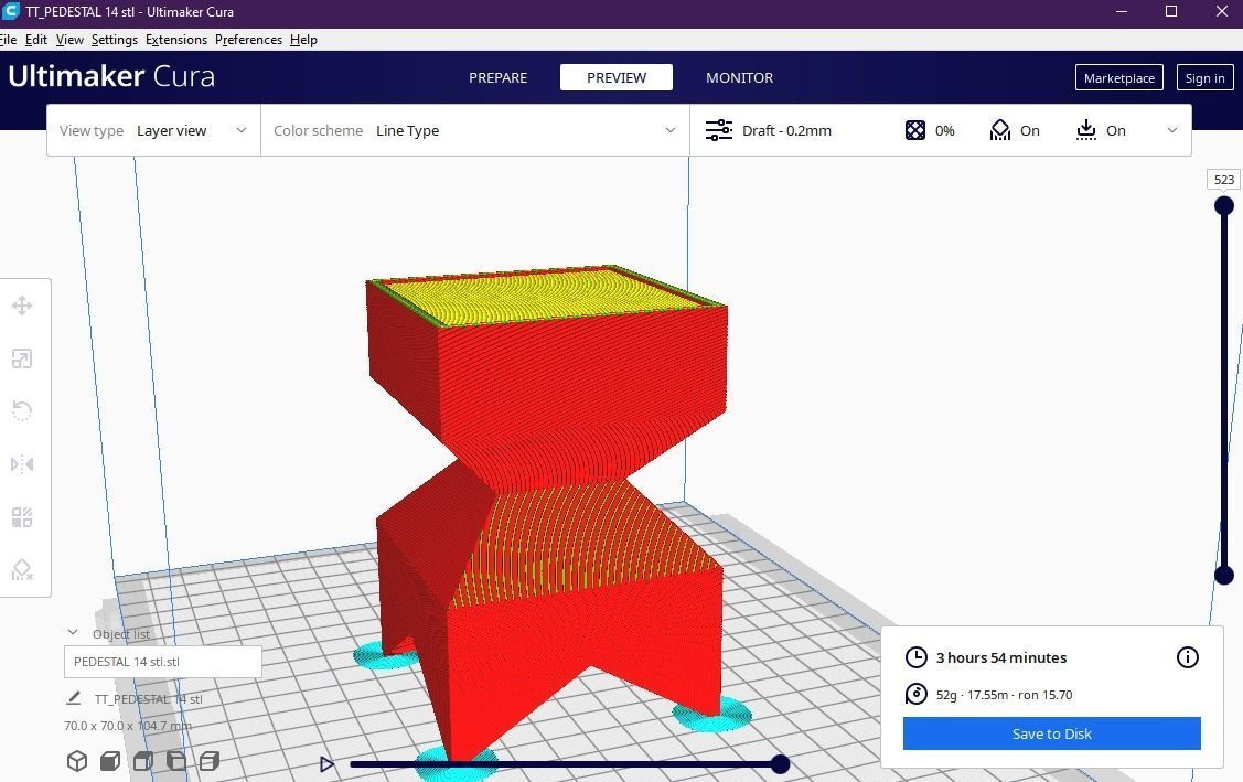 pedestal 14 3D print model_19
