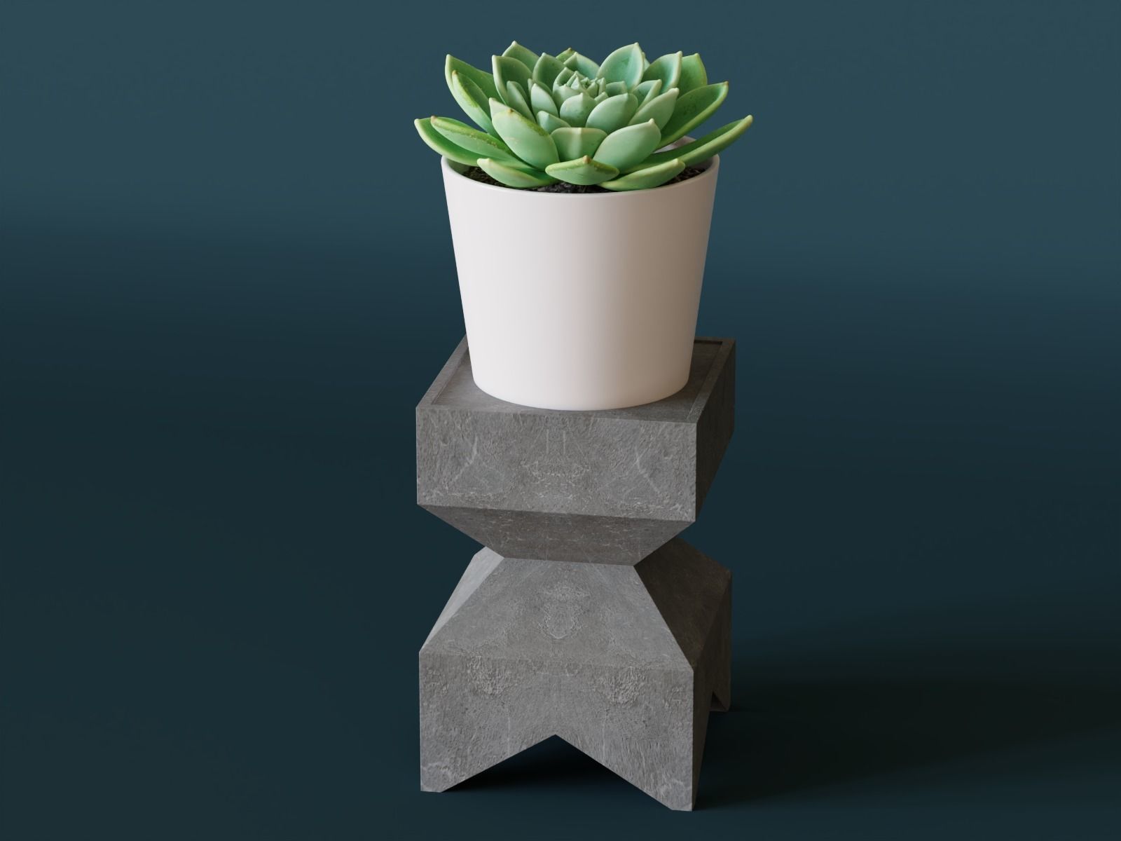 pedestal 14 3D print model_1