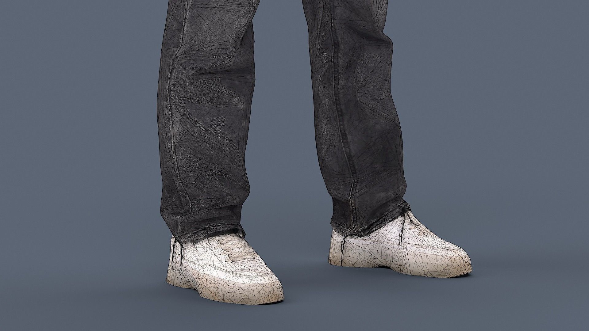 Girl in Plaid Shirt 3D model_14