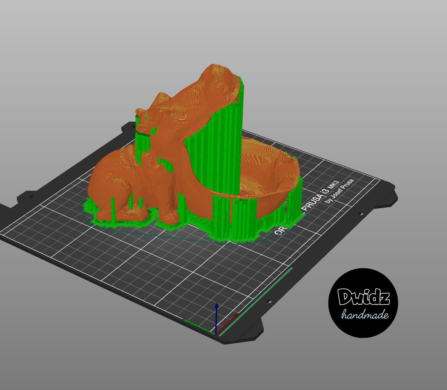 Hippo  Key and stuff Bowl 3D model_12