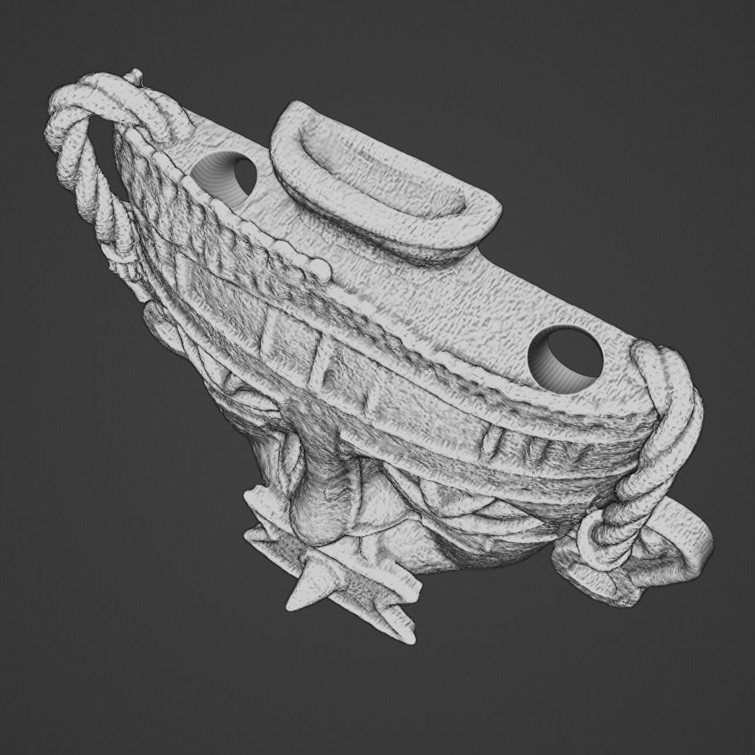 xipe totec pendant - aztec god 3D print model_5