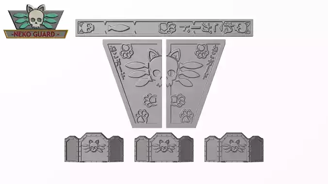 NekoGuard - Killteam Accessories 3D print model