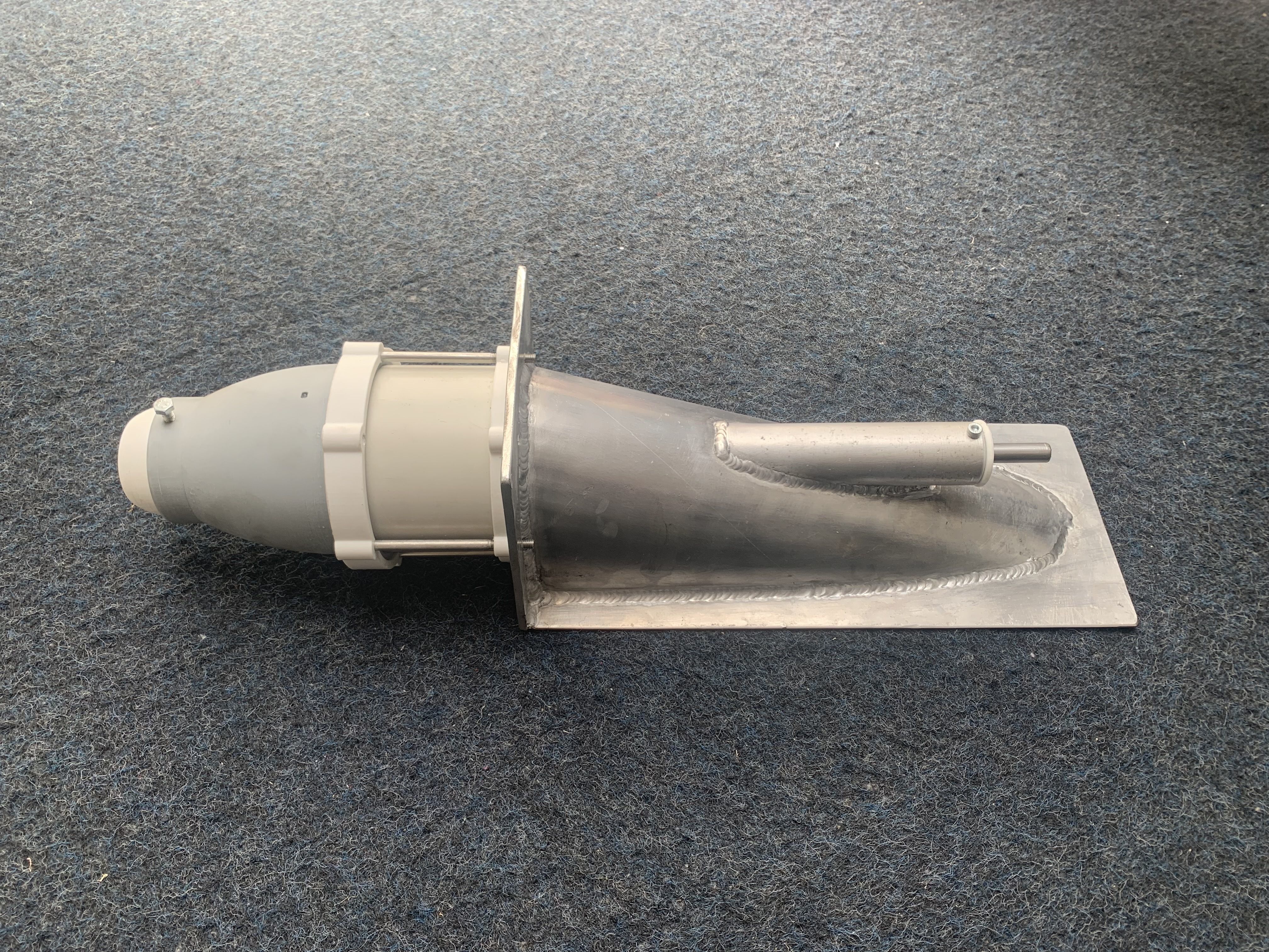 100mm jet unit no intake for free Free 3D model_1