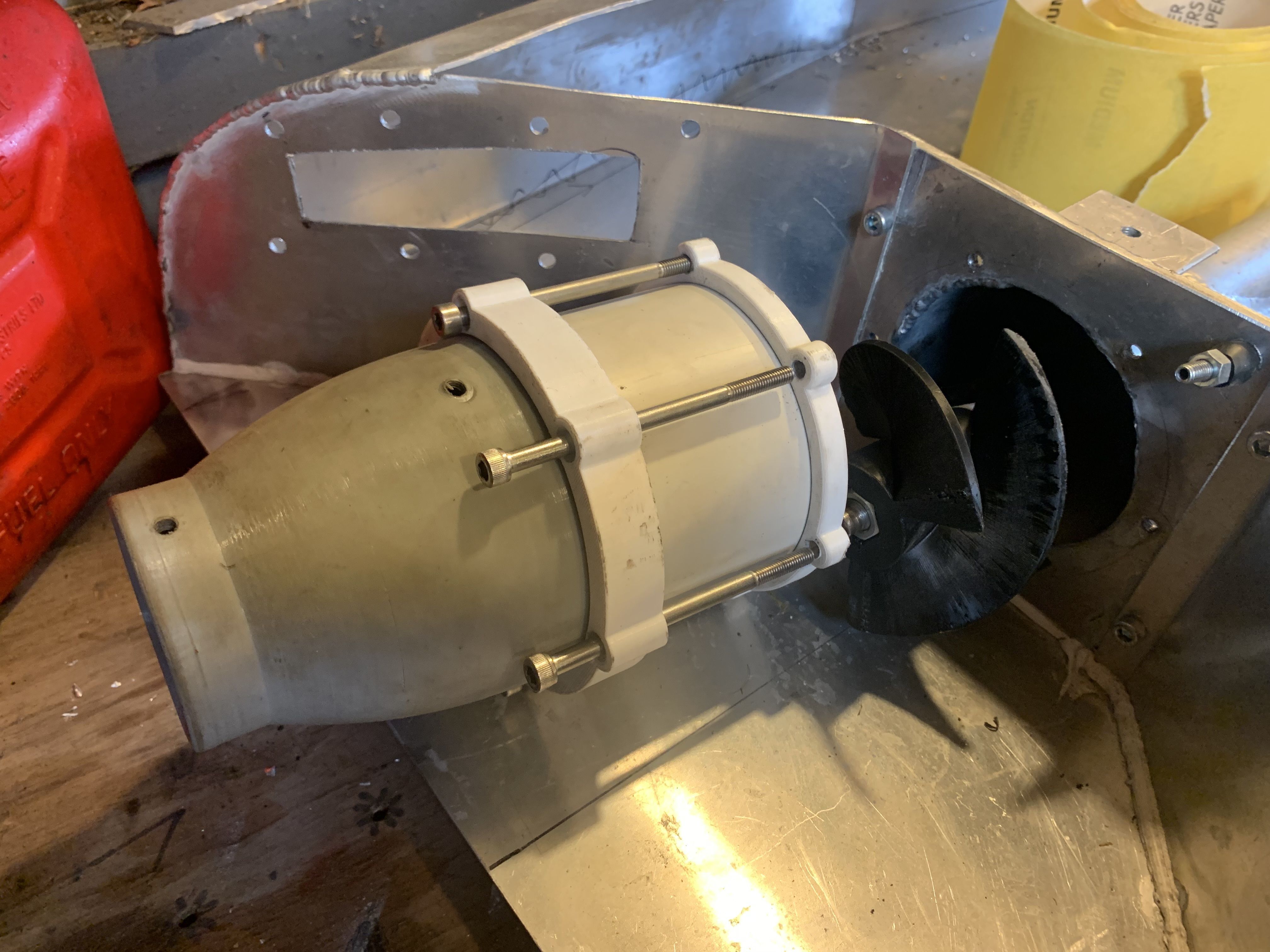 100mm jet unit no intake for free Free 3D model_9