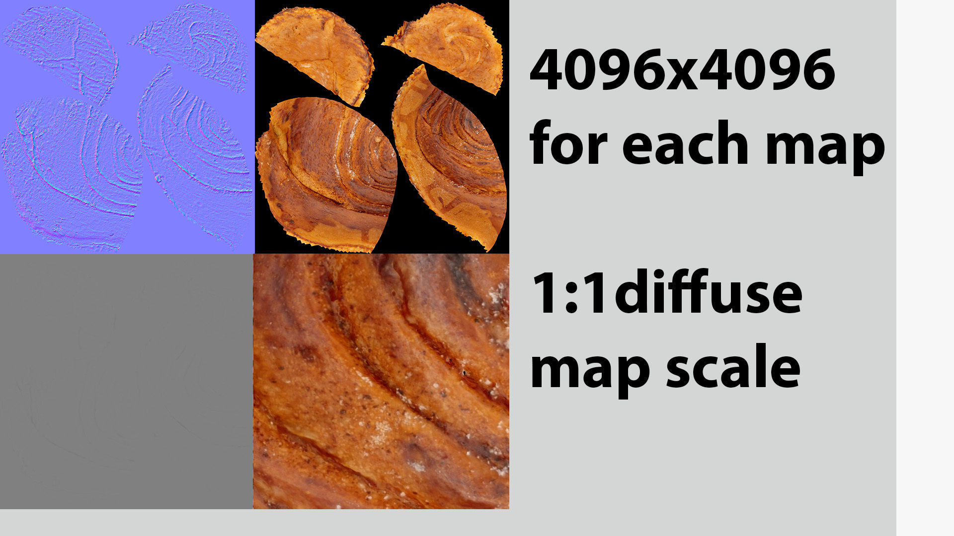 Roll or bun with cinnamon 3D model_7