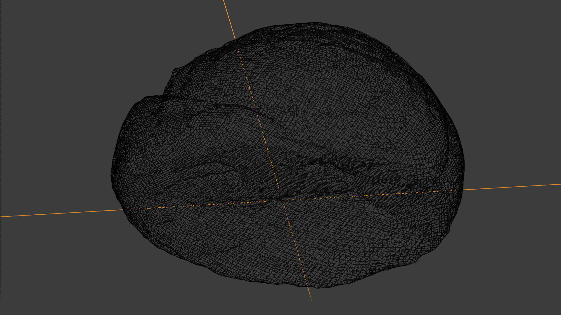 Roll or bun with cinnamon 3D model_2