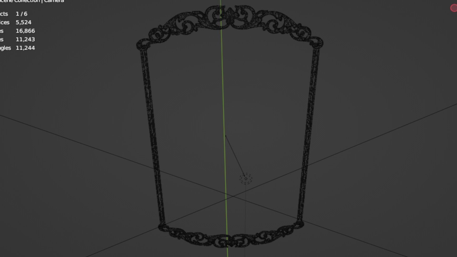 Classic decor ornament 96 3D model_5