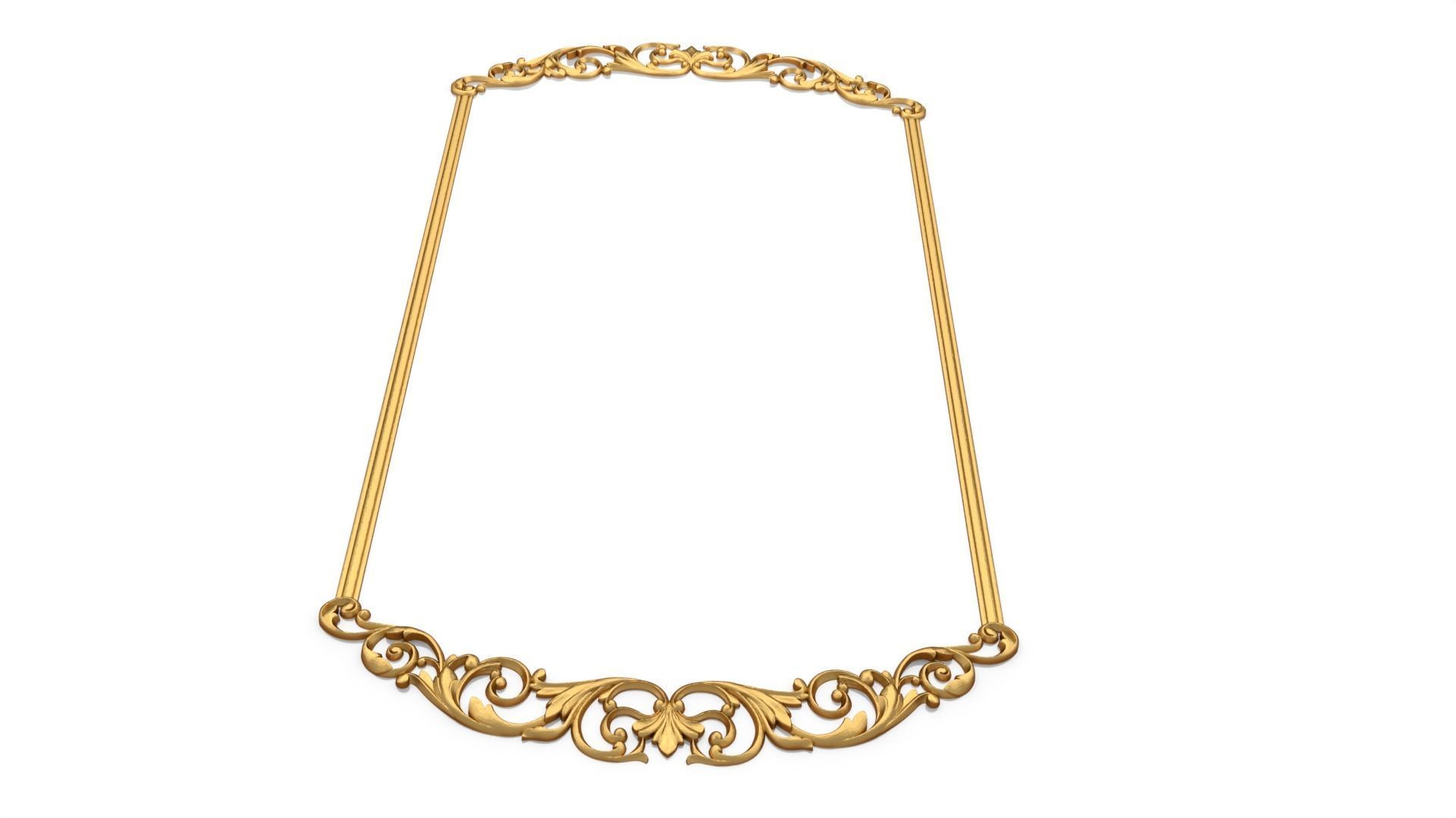 Classic decor ornament 96 3D model_3