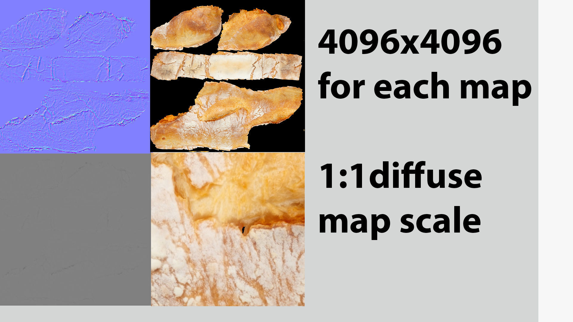 Baguette or French bread with cheese 3D model_7