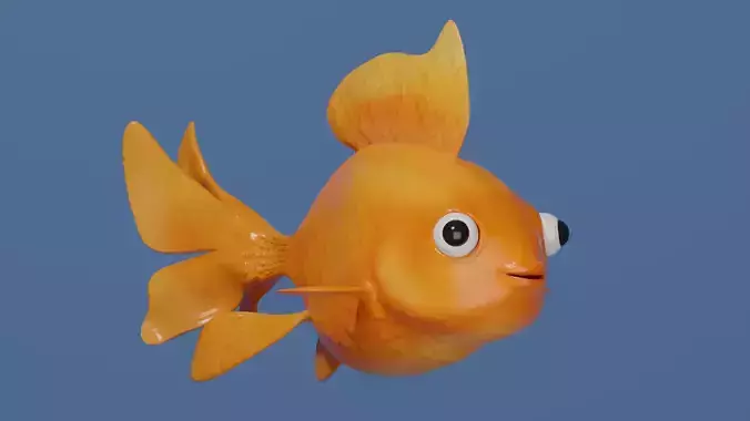 Cartoon Fish 3D model