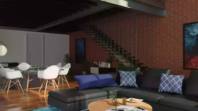 Loft - Interior Scene