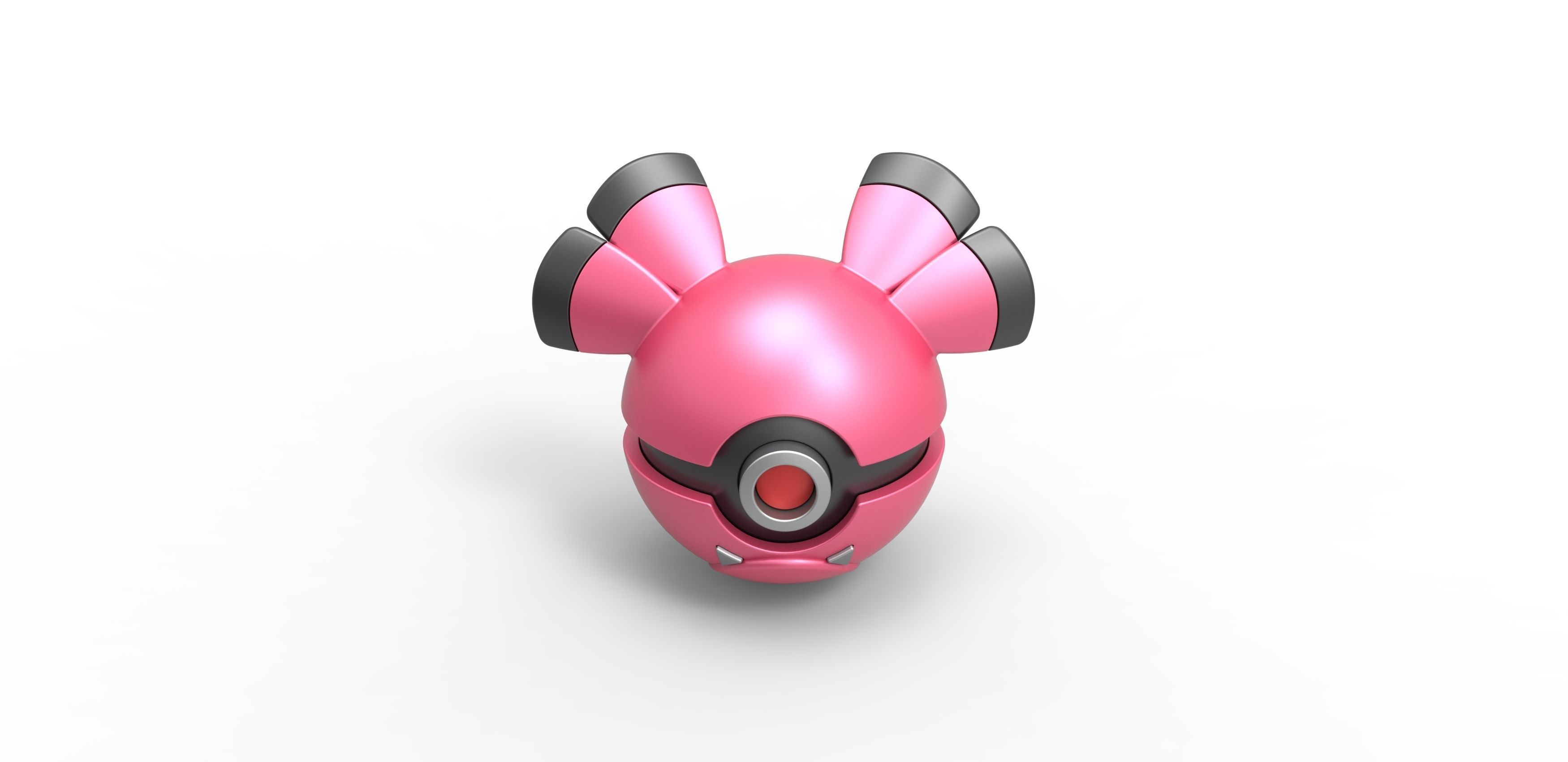 Snubbull orb 3D print model_3