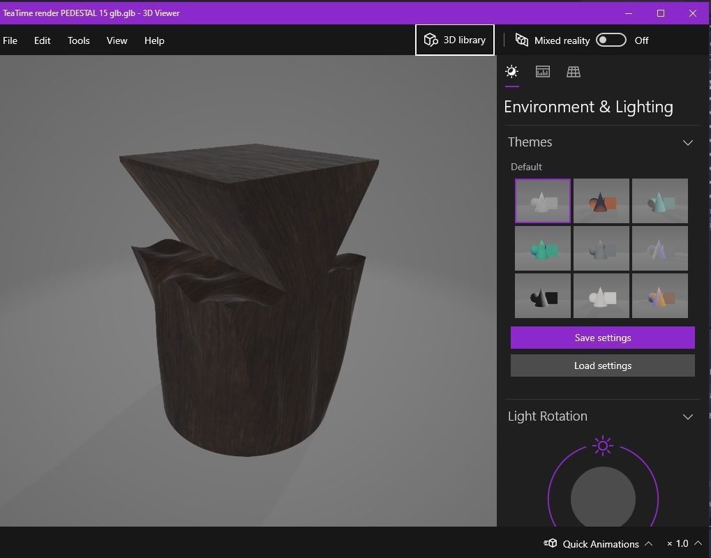 Pedestal 15 3D print model_19