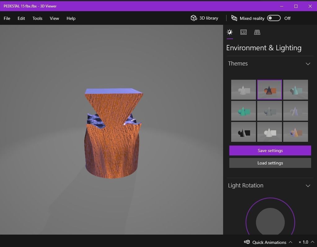 Pedestal 15 3D print model_12