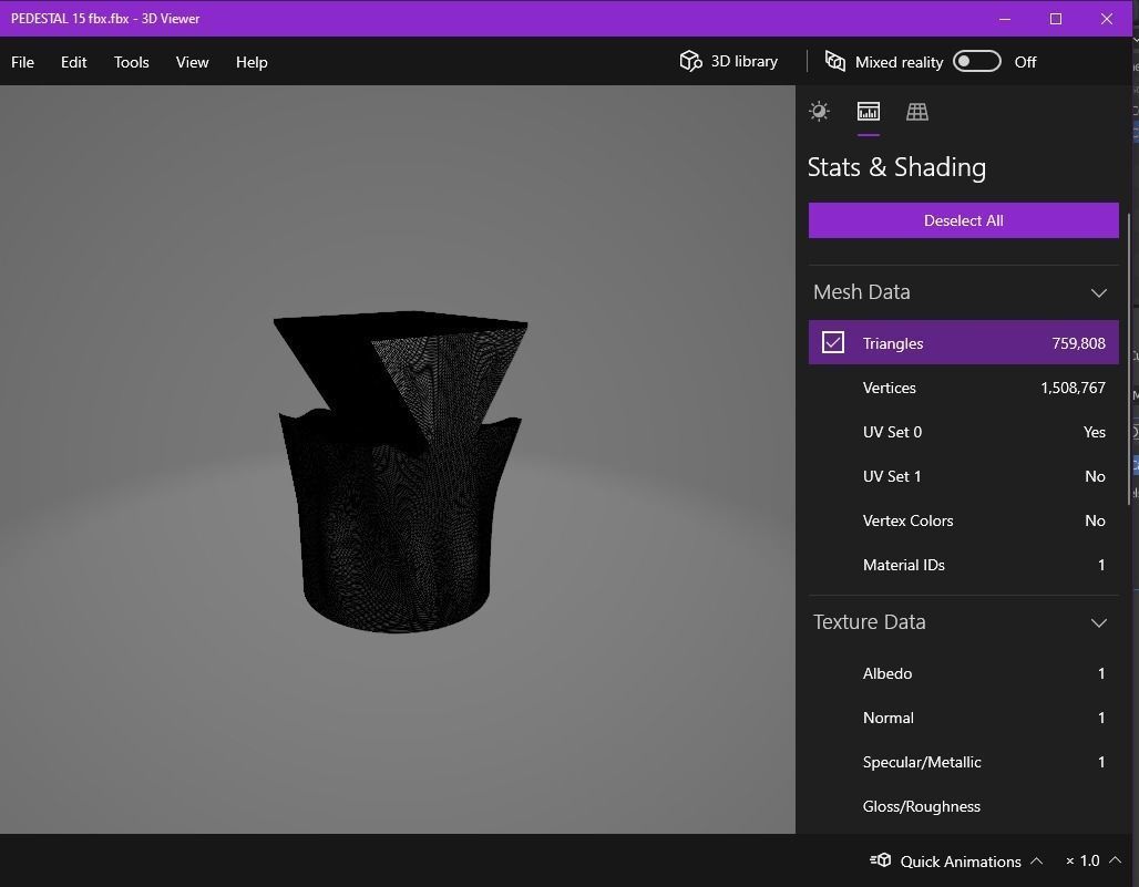 Pedestal 15 3D print model_13