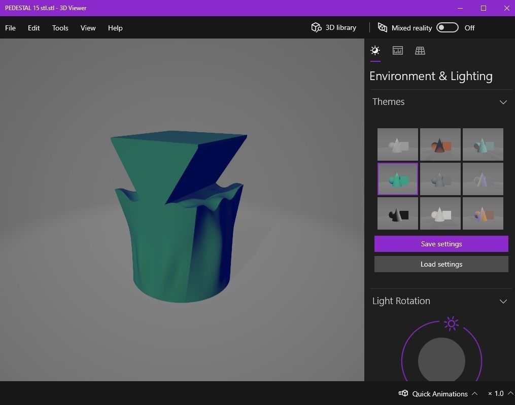 Pedestal 15 3D print model_18
