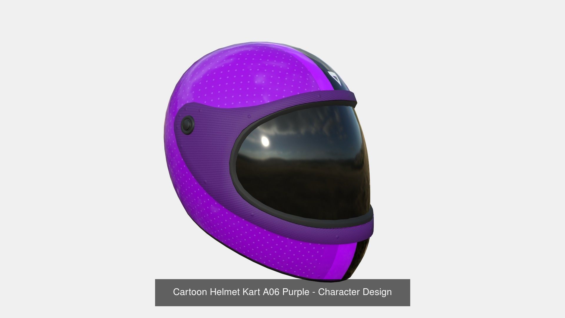 10 Cartoon Helmets Kart A - Character Design 3D Model Collection_6