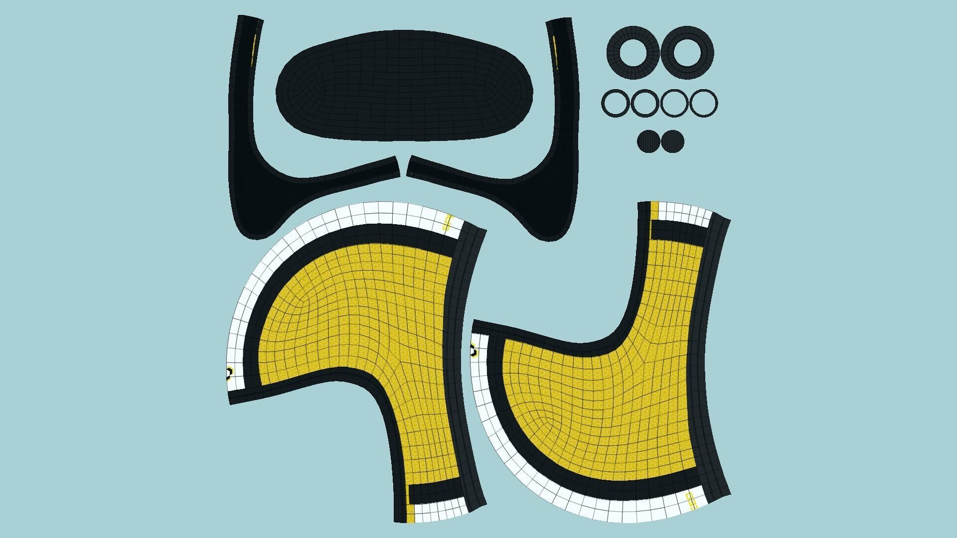 10 Cartoon Helmets Kart A - Character Design 3D Model Collection_65