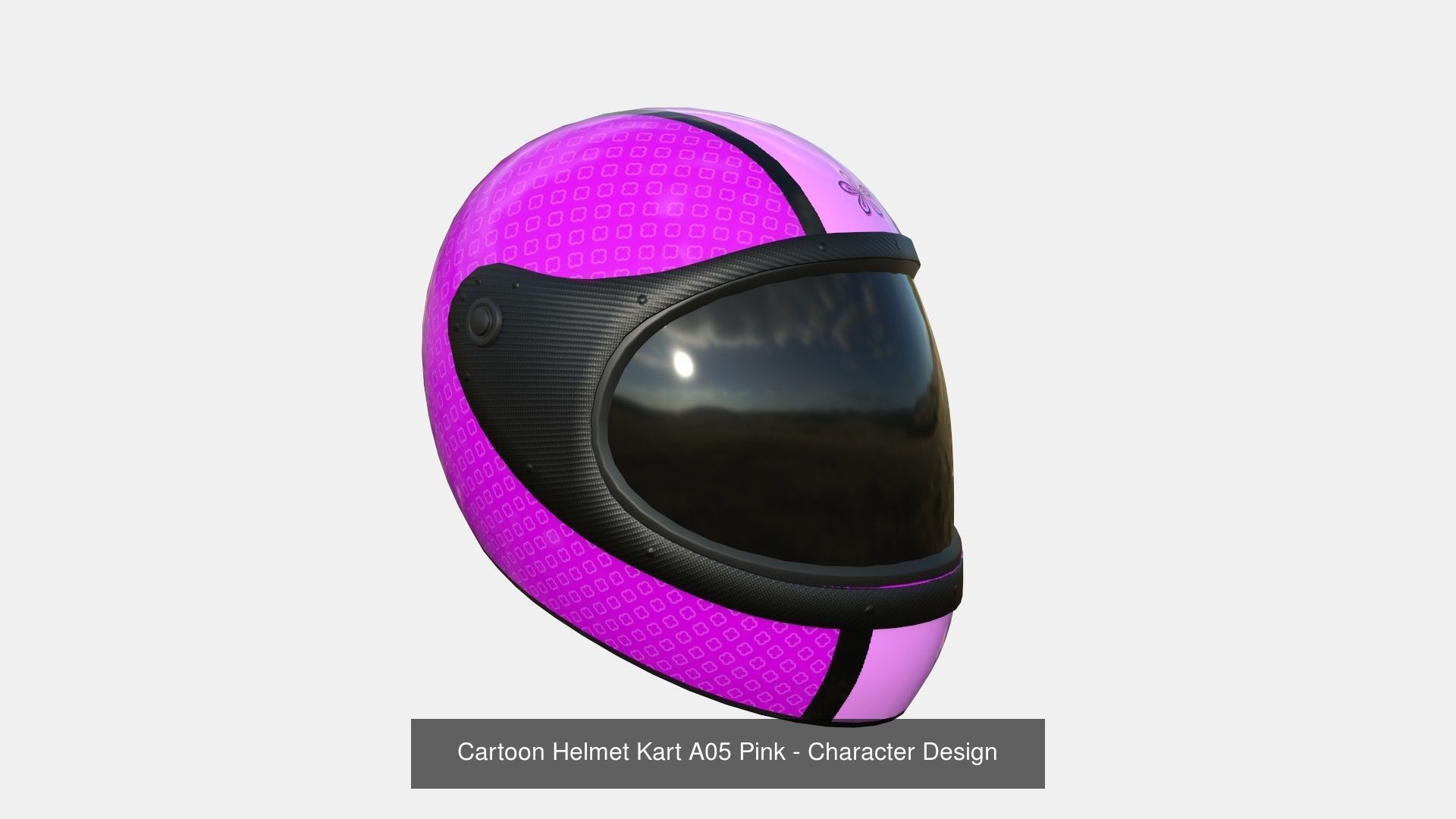 10 Cartoon Helmets Kart A - Character Design 3D Model Collection_5