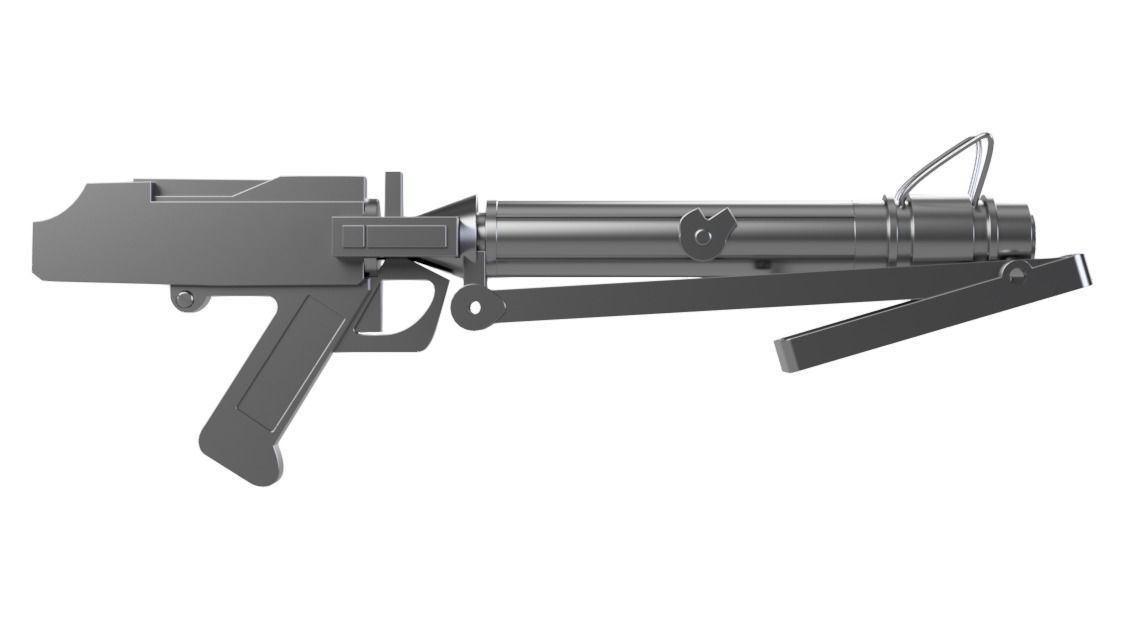 Star Wars The Clone Wars - DC-15S Blaster Animated 3D print model_2