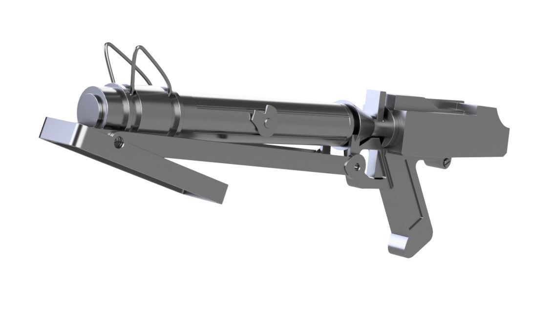Star Wars The Clone Wars - DC-15S Blaster Animated 3D print model_9