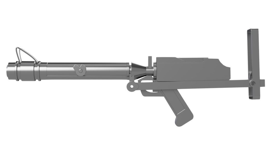 Star Wars The Clone Wars - DC-15S Blaster Animated 3D print model_5