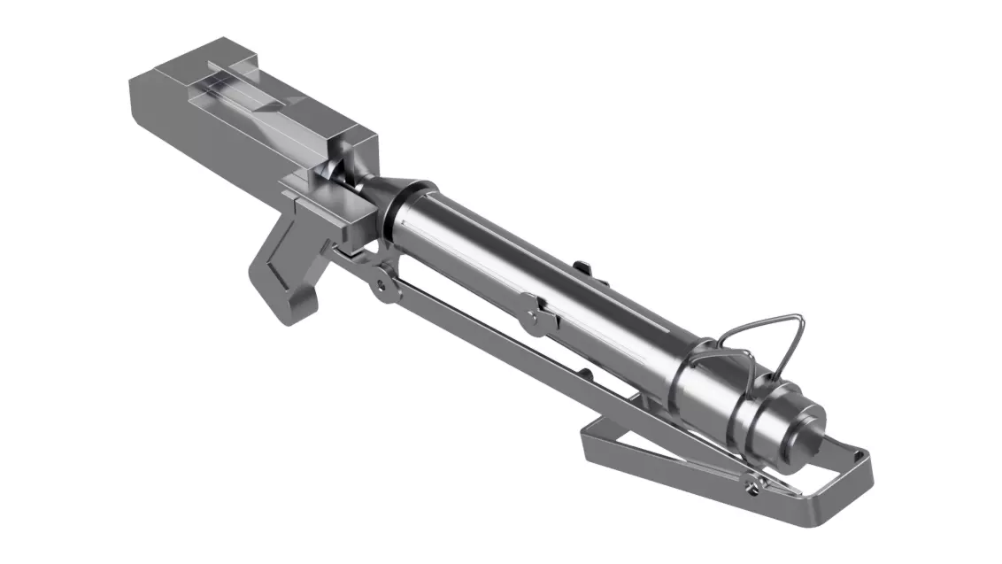 Star Wars The Clone Wars - DC-15S Blaster Animated 3D print model_0