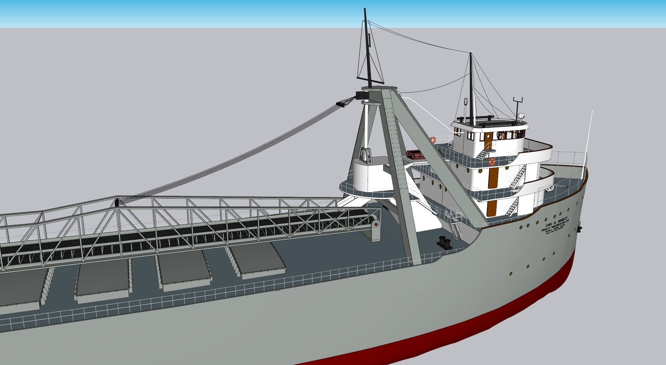 SS Carl D Bradley 3D model_12