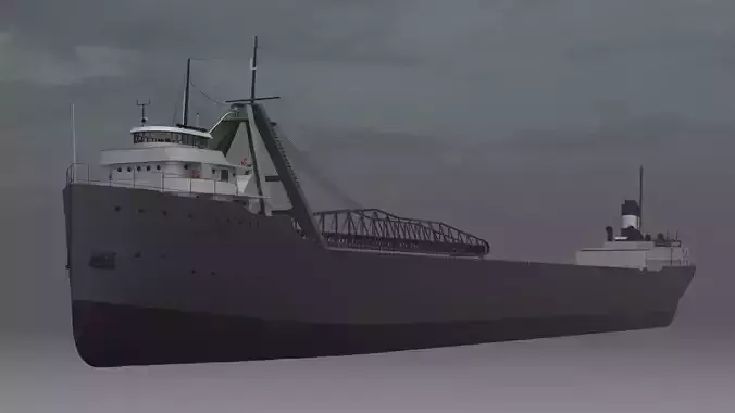 SS Carl D Bradley 3D model