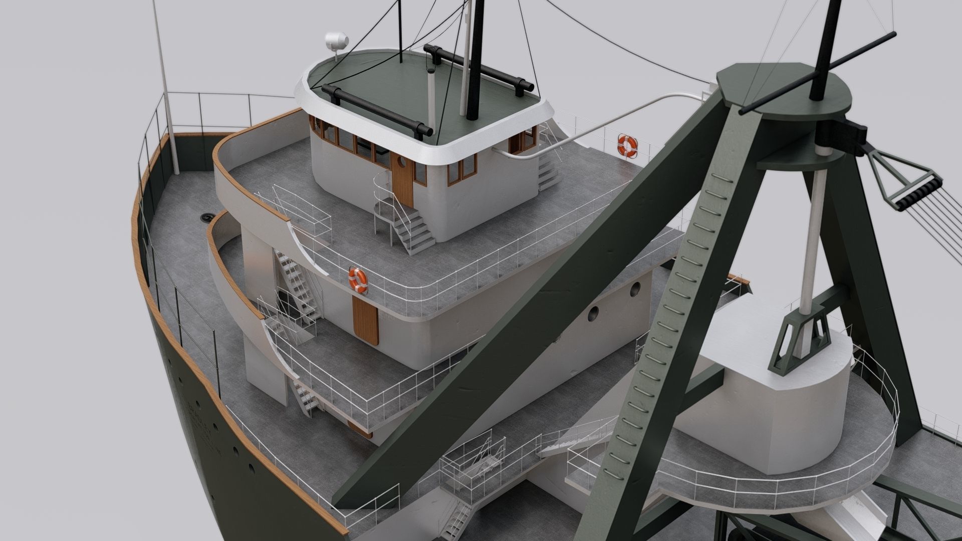 SS Carl D Bradley 3D model_4