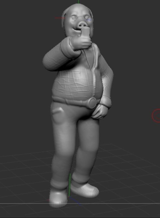 Tik Tok pigman 3D print model_1