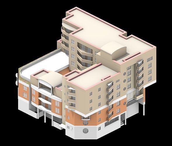 Sydney Courtyard Building 3D model