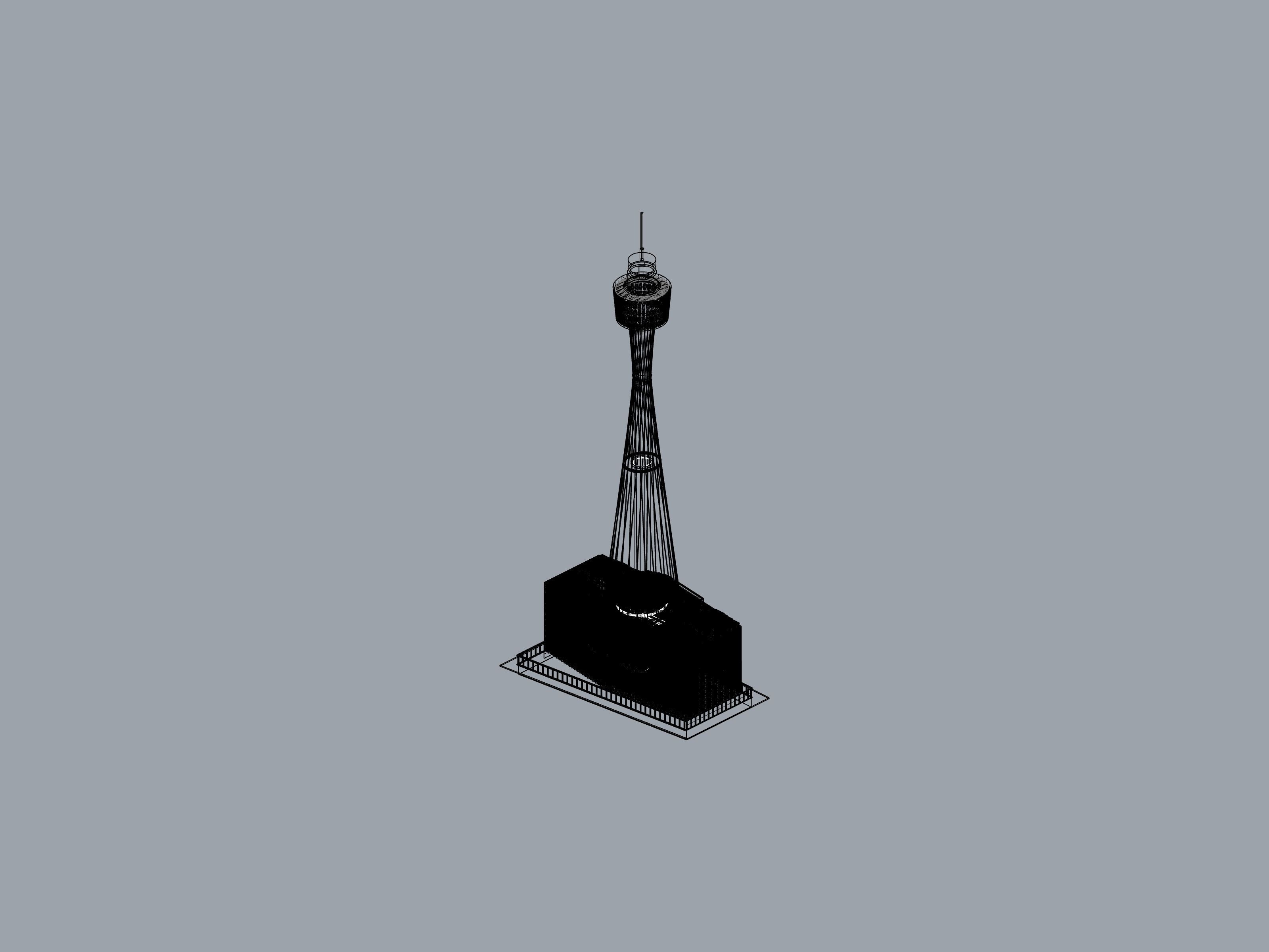 Sydney Tower Eye 3D model_5