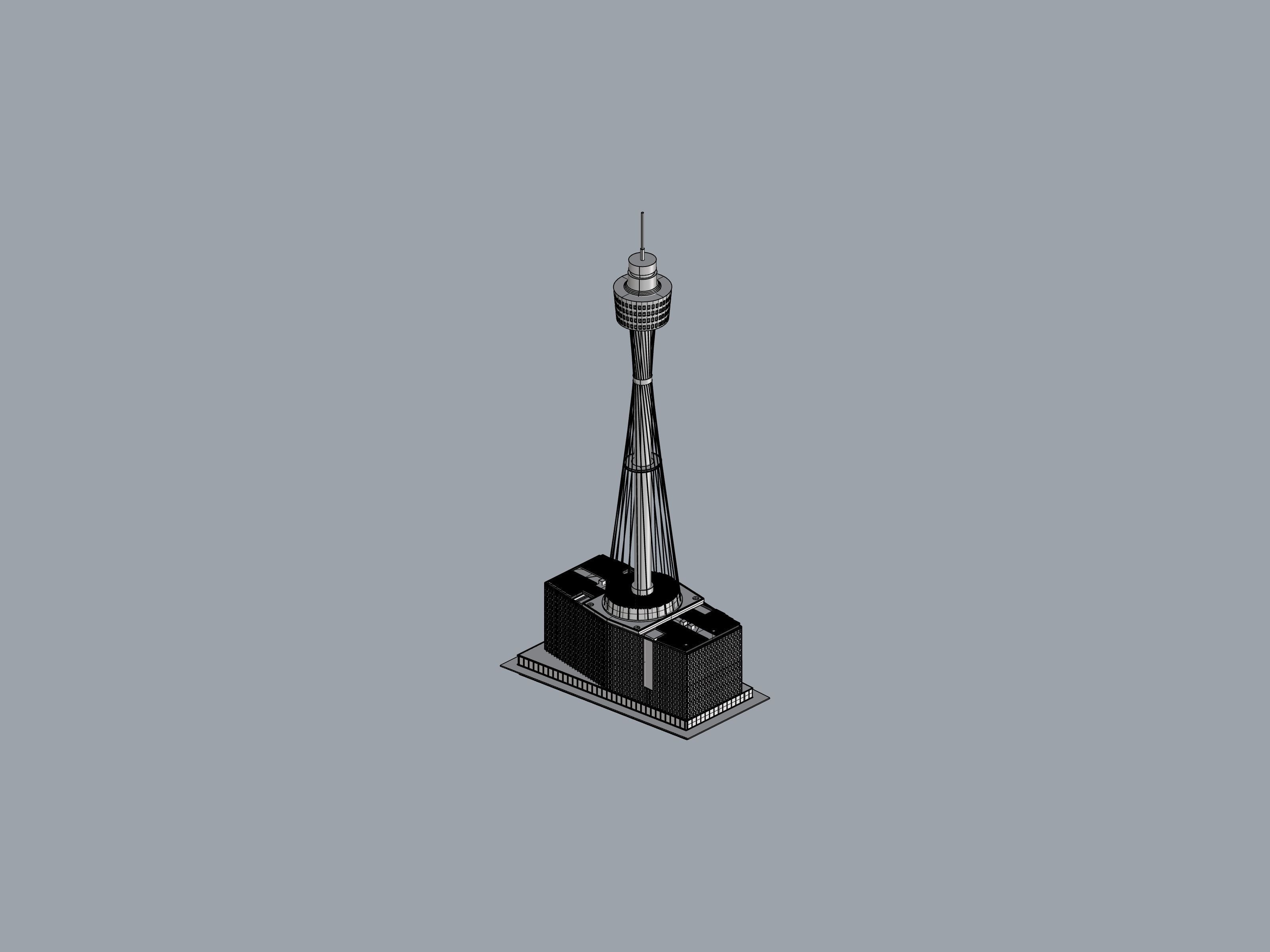 Sydney Tower Eye 3D model_1