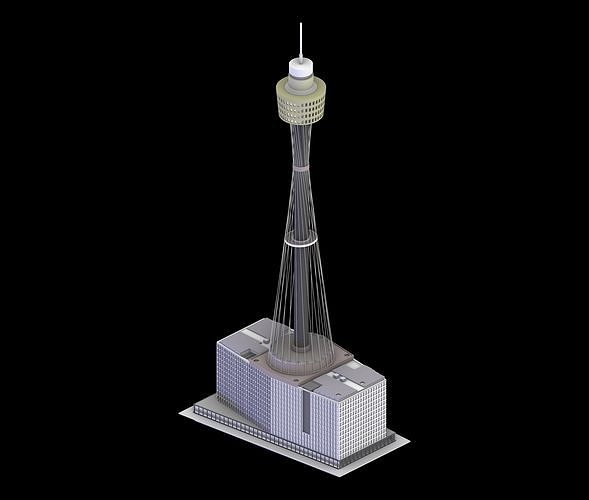 Sydney Tower Eye 3D model