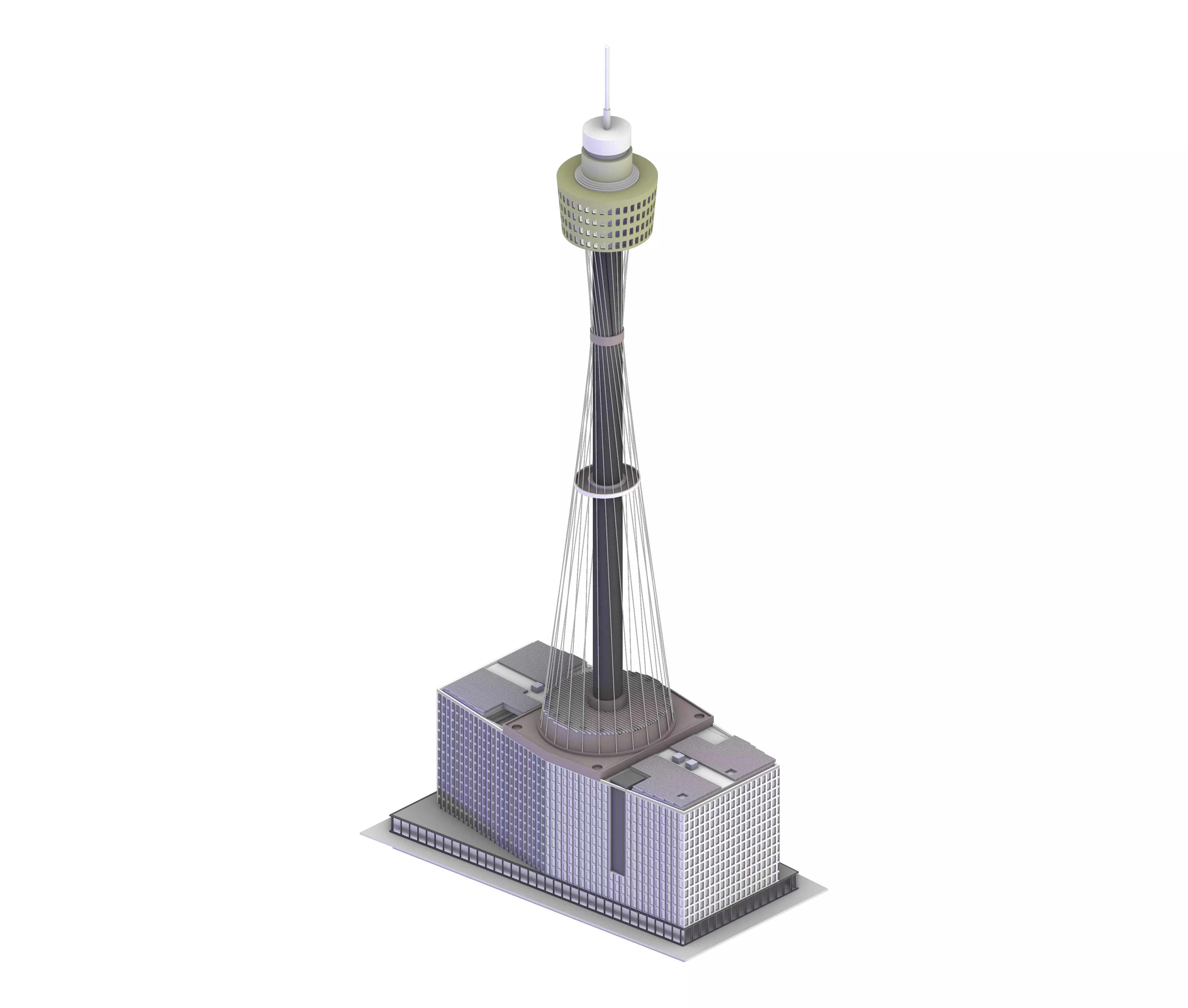 Sydney Tower Eye 3D model_0