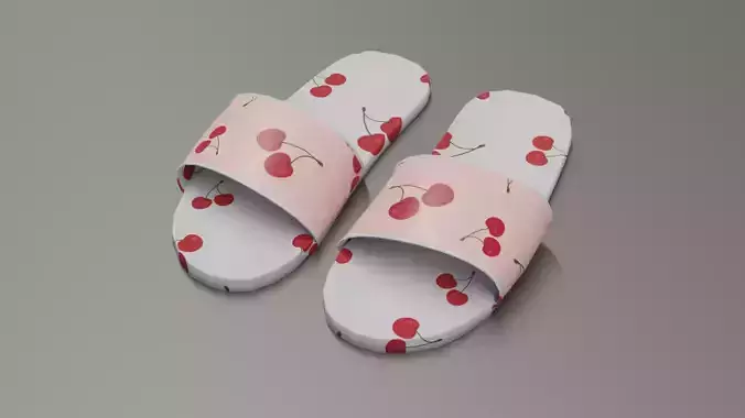 Cherry slippers