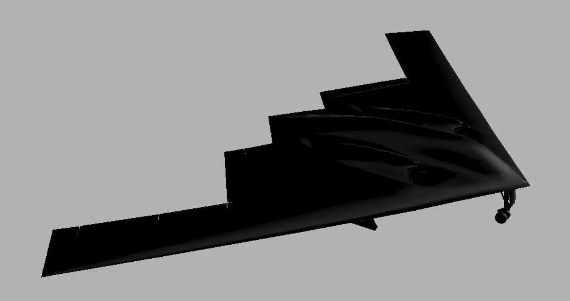 B-2 spirit 3D print model_0