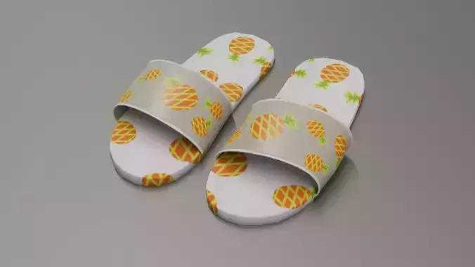 Pineapple slippers