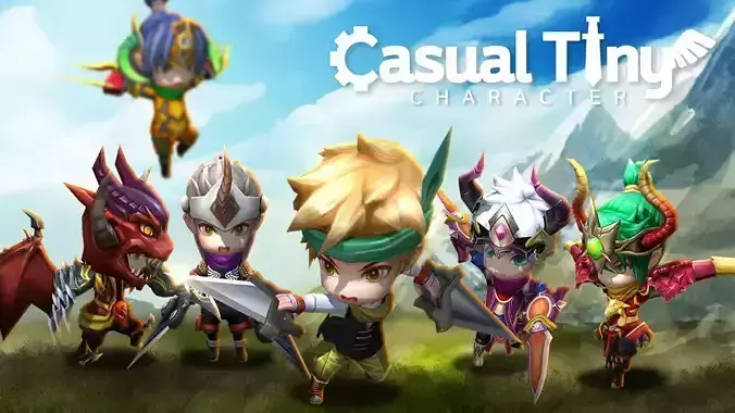 Casual Tiny Character - Assassin Pack