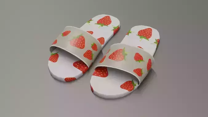 Strawberry slippers