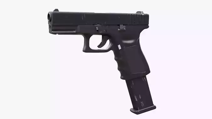 Glock 19 Semi Automatic Pistol Free 3D model