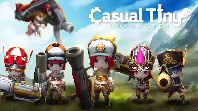 Casual Tiny Character - Launcher Pack