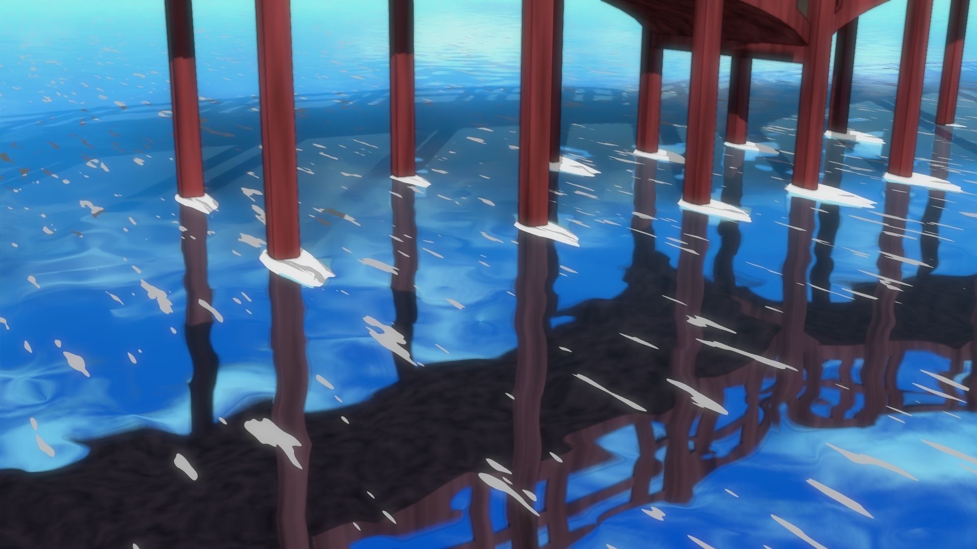 For Anime in Blender - Water Reflections 3D model_9