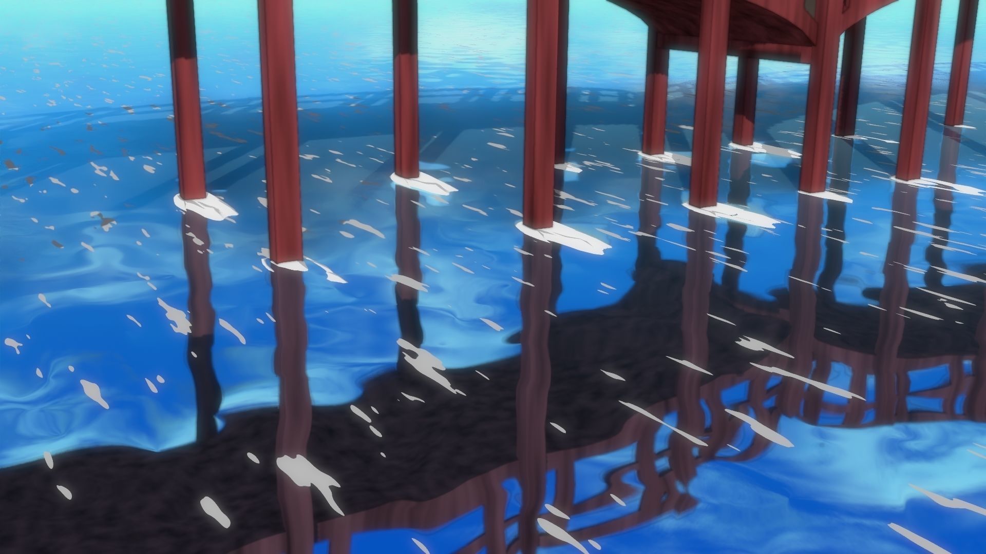 For Anime in Blender - Water Reflections 3D model_14
