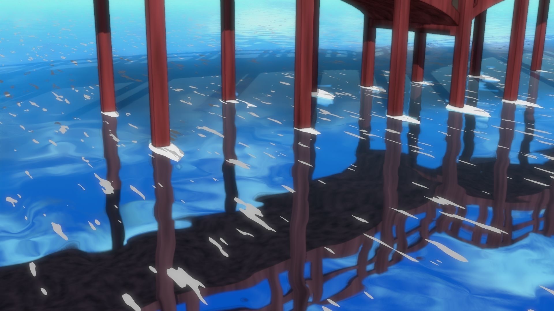 For Anime in Blender - Water Reflections 3D model_17